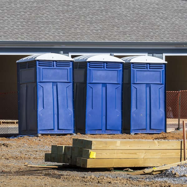 how can i report damages or issues with the portable toilets during my rental period in La France South Carolina